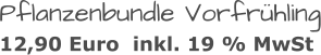 Pflanzenbundle Vorfrühling 12,90 Euro  inkl. 19 % MwSt